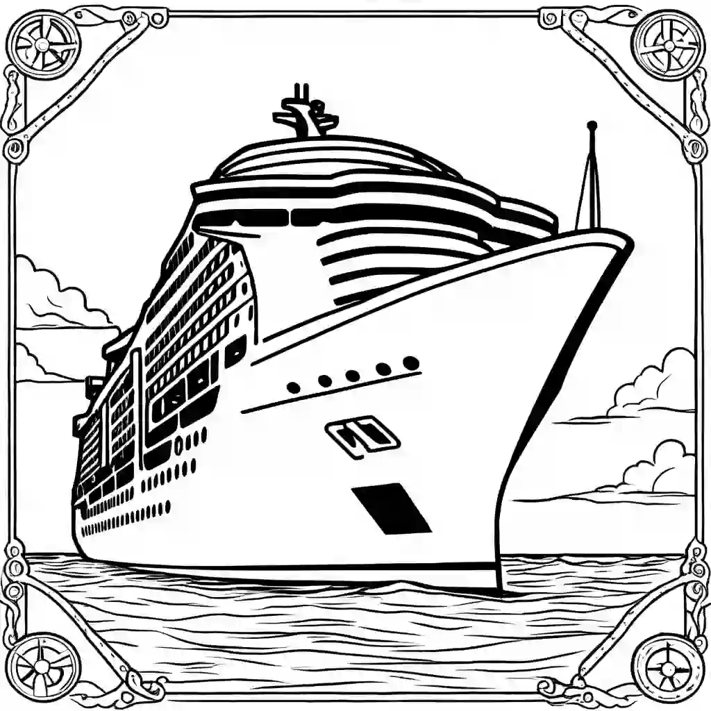 Adventure of the Seas coloring pages
